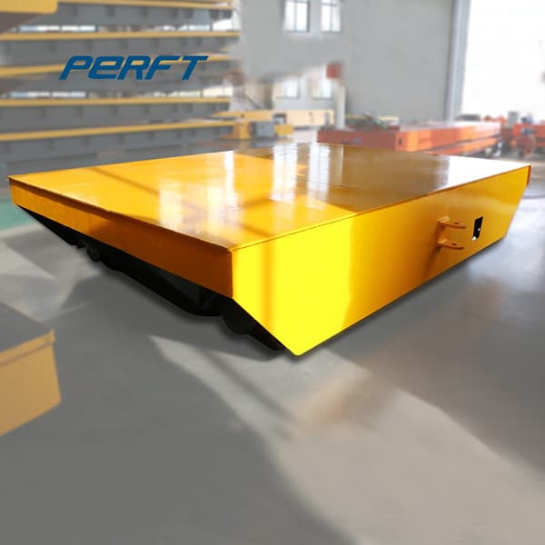 industrial motorized carts with integrated screw jack lift table 200 tons